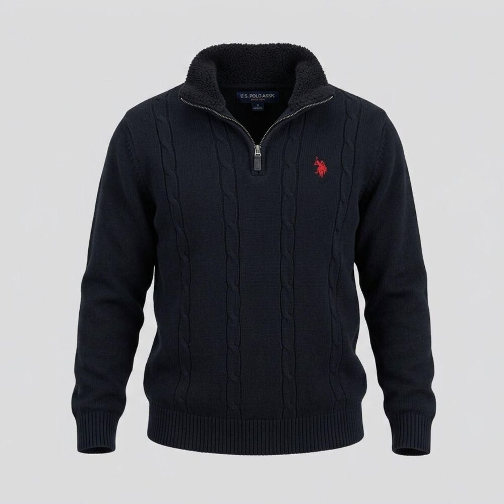 Us-polo-assn Men's Black Jumper